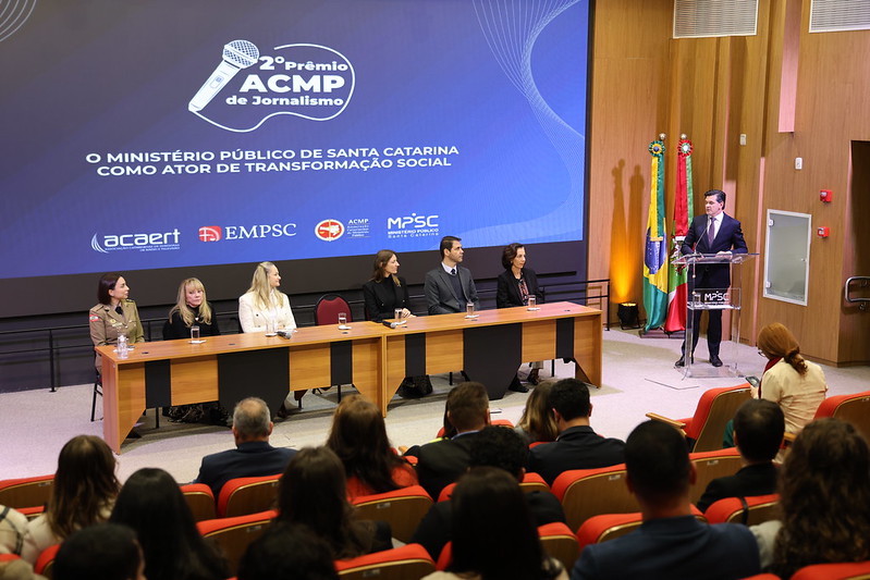 2º Prêmio ACMP de Jornalismo premia reportagens de destaque sobre a atuação do MPSC